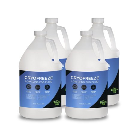 FROGGY'S FOG Cryofreeze Indoor Low Lying Fog Fluid - 4 Gallon Case DS-CF-4